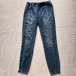 Anthropologie Pilcro Letterpress High Rise Denim Leggings Womens 27 Skinny Jeans